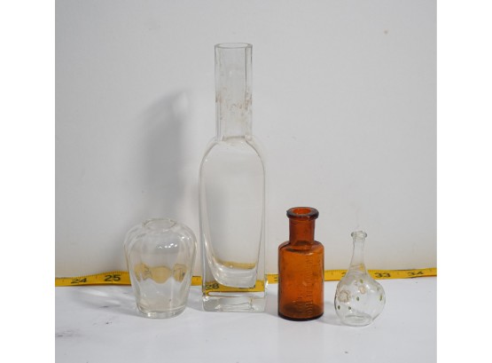 Lot Of Vintage Bottles/vases