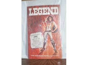 'Legend'  Original Broadway Poster With Elizabeth Ashley ~~~ RARE!