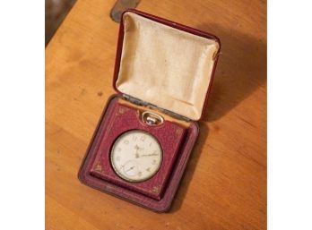 Ingersoll Pocket Watch In Original Case