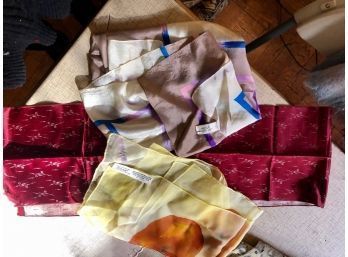 Lot Of Silk Scarves