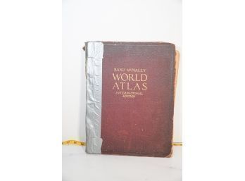 Vintage Atlas Cover As Is