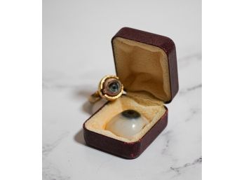 Vintage Oddities ~glass Eye And Ring!