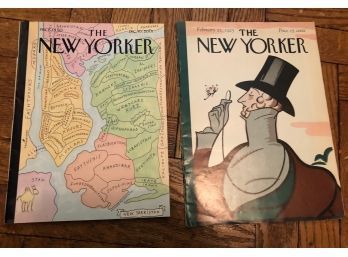 2 The New Yorker Magazines  Issue Number 1 Feb, 1925 And Dec 10th,  2001