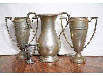 Group Of Four ~  Two Handled Trophies