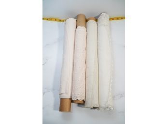 Lot Of 4 Linen Table Runners