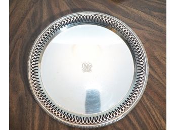 Silver Plate  Tiffany  With Arched Border