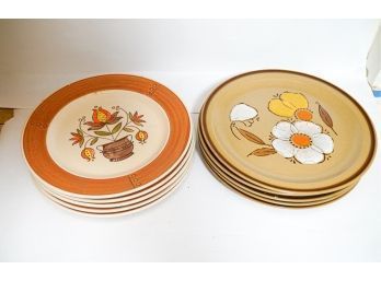 2 Groups Of Mid Century Modern Dinner Plates!