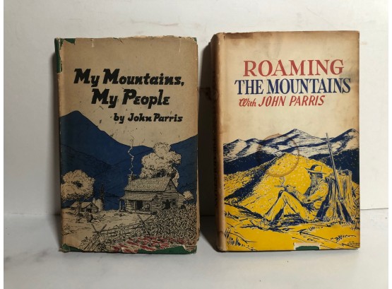 SIGNED John Parris My Mountain, My People  1957~ Roaming The Mountains 1955