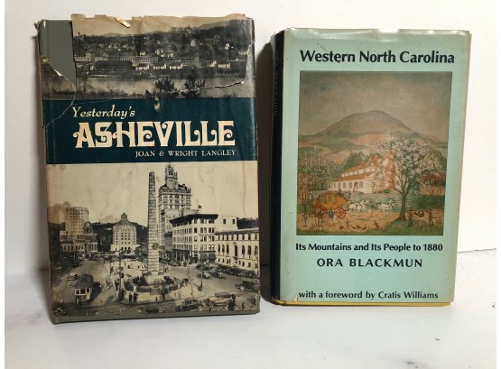Western North Carolina Limited Edition Signed Ora Blackmun And Yesterday's Asheville
