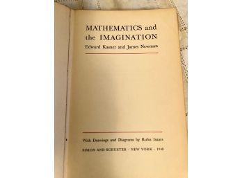 Mathematics And The Imagination By Edward Kasner And James Newman 1940