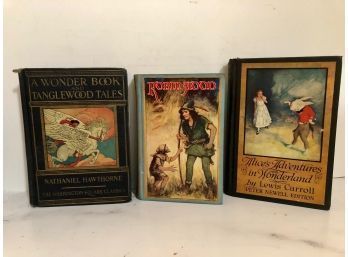 Robin Hood,  A Wonder Book Of Tanglewood Tales, And Alice's Adventures In Wonderland