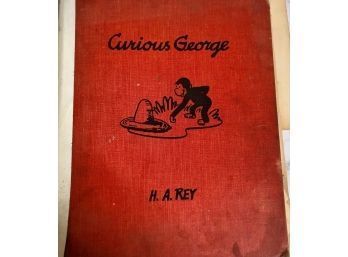 Curious George  By H A Rey 1941 Well Loved