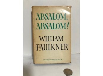 Absalom, Absalom, By W Faulkner  Modern Library 1964
