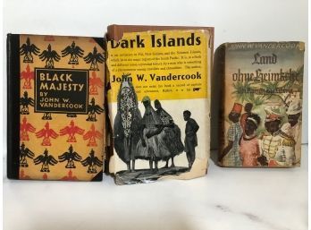 SIGNED ~~ John Vandercook Black Majesty , Dark Islands And German Language