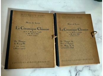 Le Ceramique Chinoise Editions (2) Albert Morance  1922