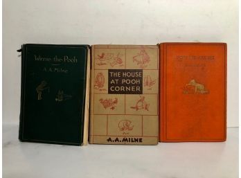 Winnie The Pooh Series, First Edition And Vintage
