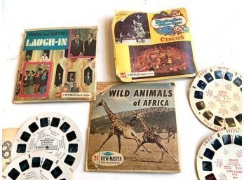 Lot Of View Master Laugh In,  Wild Animals, Ringling Circus