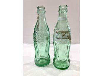 2 Vintage Coca Cola Bottles!