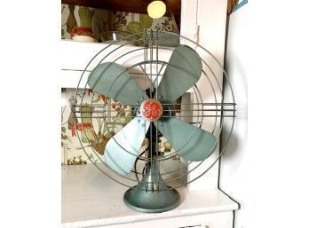 General Electric Fan Mid Century Vortalex 12' Oscillating Fan