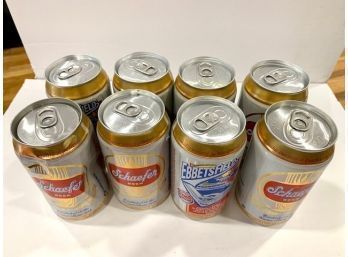 8 NY Brooklyn Dodgers  Ebbets Field Collectible Schaefer Beer Cans!