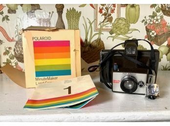 Polaroid Land Minute Maker With Booklet In Box