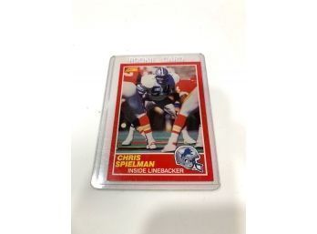 Chris Spielman Rookie Card 1989 Detroit Lions