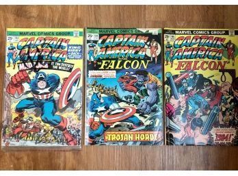 3 Marvel Comics Captain America No 193, 194, 195