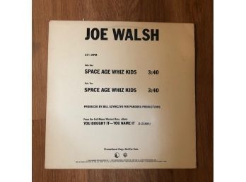 WOW Joe Walsh RARE Promotional Copy!