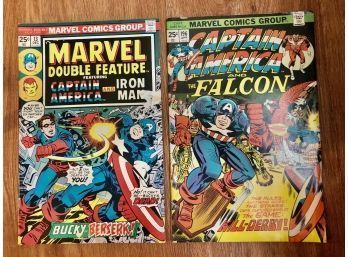 Marvel Double Feature No 13 Dec And Captain America And The Falcon No 196