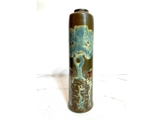 Stunning ~ Dickens Ware Wells Vase Early 1900's Art Nouveau