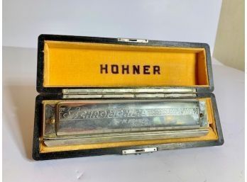 Hohner Harmonica Chromatic 3 With Original Box
