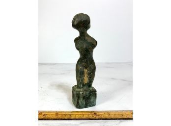 Diminutive Bronze Female Torso Sculpture
