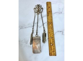 Lovely Victorian Sterling Chatelaine