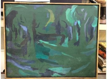 Landscape The Forest ~ Painting 16x 20' J Pines