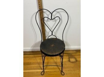 Early Cafe Chair Wrought Iron