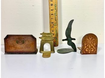 Lot Of Assorted Vintage Single Bookends