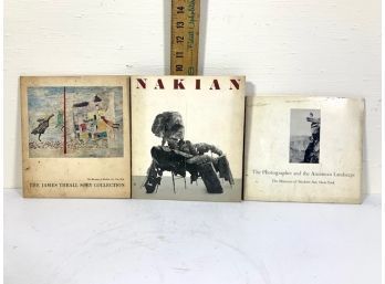 Lot Of Three Art Catalogues Nakian, James Thrall Soby Collection And Photography And The American Landscape