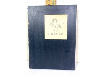 A Bestiary Calder Illustrated 1955 In Slipcover By Richard Wilbur