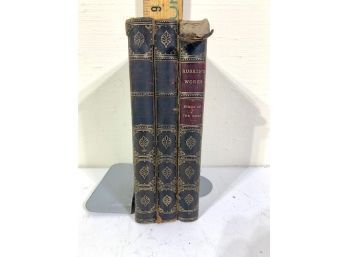3 Vol Set~~ John Ruskin 1890 Ethics Of The Dust, Sesame And Lilies And The Queen Of The Air First Editions