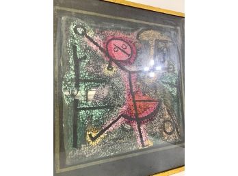 Paul Klee Dancing Girl Framed Vintage Print
