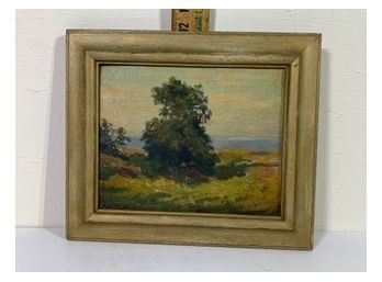 Edwin Reynolds Kingsbury American, Signed  Landscape Painting On Board 8 X 10 From Boston Mass.
