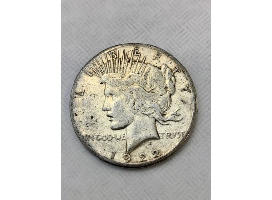 Peace Dollar 1922 San Francisco Mint S