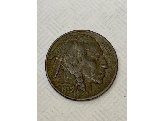 Indian Head Nickel 1935
