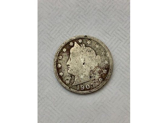 Liberty Nickel Cent 1905