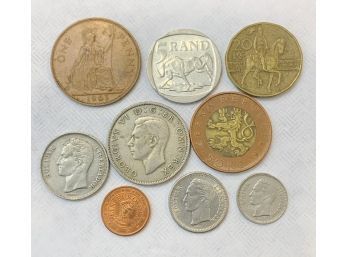 Multi Coin Lot Of Foreign Coins