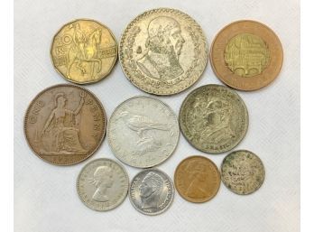 Lot Of Assorted Foreign Coins