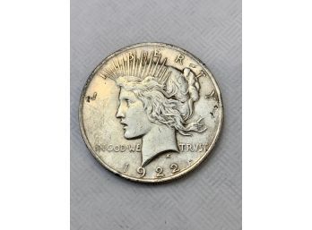Peace Dollar 1922
