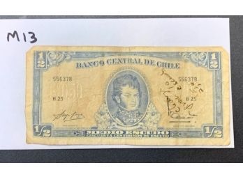 Medio Escudo Banco Central De Chile
