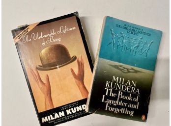 Milan Kundera, The Unbearable Lightness Of Being And The  Book Of Laughter And Foregoing