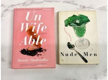 Both  Signed Nude Men By Amanda Filipacchi And By Mandy  Stadtmiller Un Wife Able